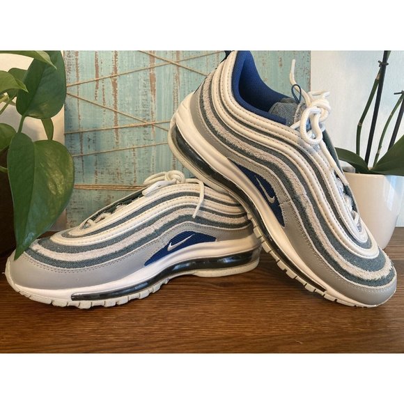 Nike Air Max 97 OG Gray and Blue DQO132-991 Women’s US Size 8 EUR 39 - Picture 1 of 15